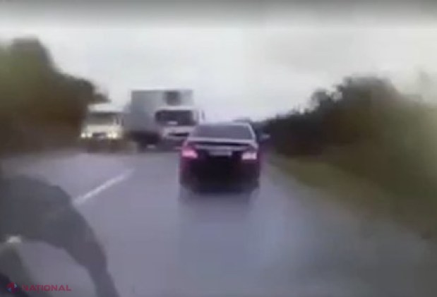 Imagini EXCLUSIVE de la accidentul cu implicarea mașinii lui Igor Dodon: VIDEO înregistrat de camera de bord a automobilului SPPS