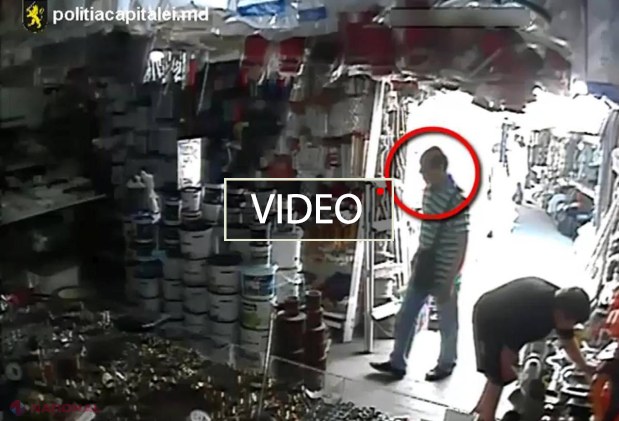 S-a dus la o piață din Chișinău și a furat un telefon mobil: Cetățean străin, SURPRINS de camerele video