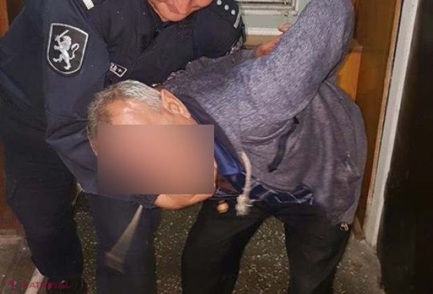 Un bărbat din Cărpineni a ajuns tocmai la Edineț și amenința două vânzătoare cu un cuțit, când a fost săltat de polițiști