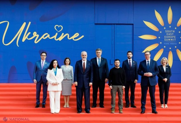Maia Sandu și Volodimir Zelenski, discuţii la Tirana despre rezistența ucraineană în fața invaziei ruse și despre ,,viitorul comun