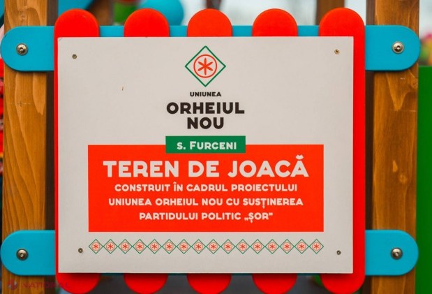 FOTO // Un nou teren de joacă a fost inaugurat Furceni, în cadrul Programului „Uniunea Orheiul NOU”. Șor: „Vom face ca raionul nostru să fie cel mai dezvoltat din țară”
