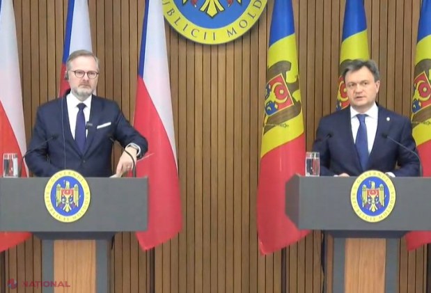 Cehia, alături de R. Moldova împotriva AMENINȚĂRILOR Rusiei. Praga va deschide la Chișinău un oficiu pentru atașat MILITAR. Petr Fiala: „Summitul CPE a fost un semnal și pentru Rusia. UE trebuie să deschidă cât mai larg ușa pentru R. Moldova”