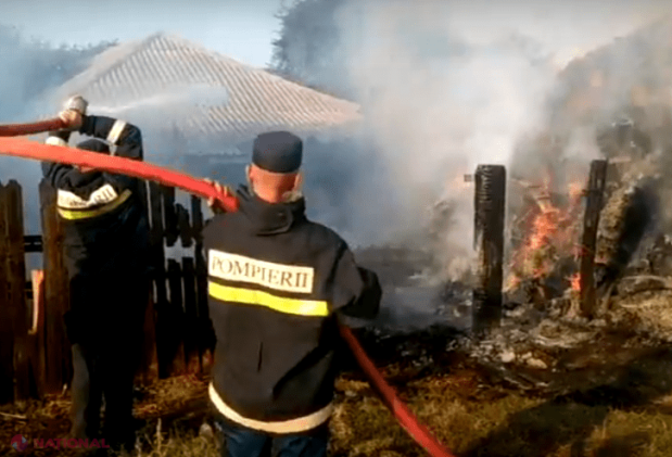 Încă un incendiu ucigaș: O femeie a decedat la Ungheni