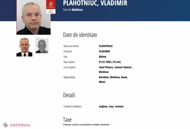 Vlad Plahotniuc, cetățean al MEXICULUI. Interpol a actualizat notificarea ROȘIE în privința fostului coordonator al coaliției de guvernare