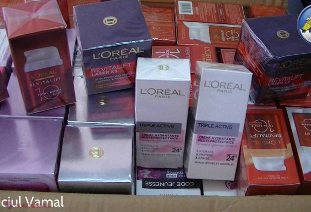 Produse cosmetice de brand, CONFISCATE la Vama Leușeni