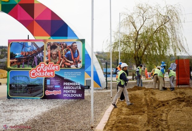 FOTO // O nouă PREMIERĂ pentru R. Moldova. Ilan Șor instalează un ROLLER COASTER gratuit la „OrheiLand”