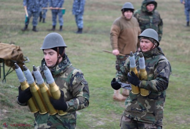 FOTO // Militarii Armatei Naționale, instruiți în România. Aceștia au efectuat trageri antiaeriene și terestre, cu tehnica Forțelor Aeriene Române