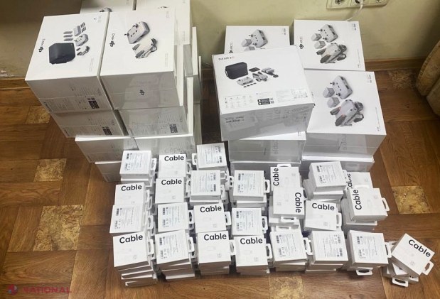 FOTO // Tentativă de a introduce fraudulos în R. Moldova mai multe DRONE și stații radio