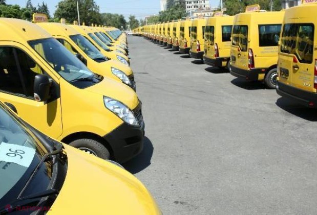 În ce raioane au ajuns cele 96 de microbuzele școlare donate de Guvernul României: În UTA Găgăuzia au fost trimise patru 