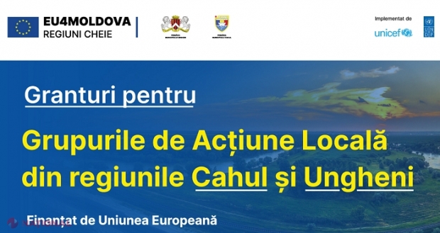 GRANTURI de 200 000 de euro de la UE pentru Grupurile de Acțiune Locală din Cahul și Ungheni. Peter Michalko: UE investește 23 de milioane de euro în aceste raioane din R. Moldova