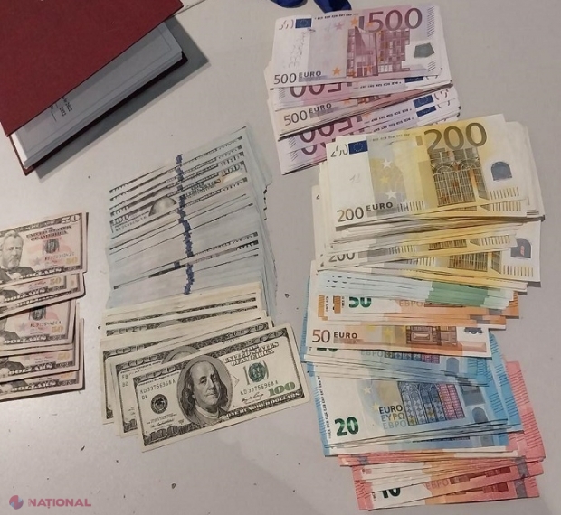 O femeie din R. Moldova a vrut să plece în Italia cu peste 25 000 de euro și aproape 10 000 de dolari, fără să declare banii la vamă