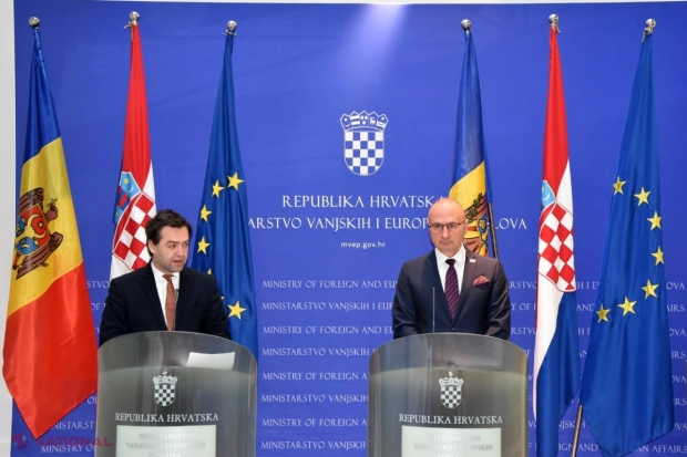 Vicepremierul Nicu Popescu, la Zagreb: „Croația reprezintă un veritabil exemplu pentru R. Moldova în drumul de transformare europeană”