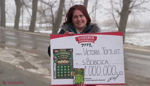 VIDEO // O educatoare din Hâncești a devenit MILIONARĂ: „Loteria Națională oferă șansa de a rămâne acasă”