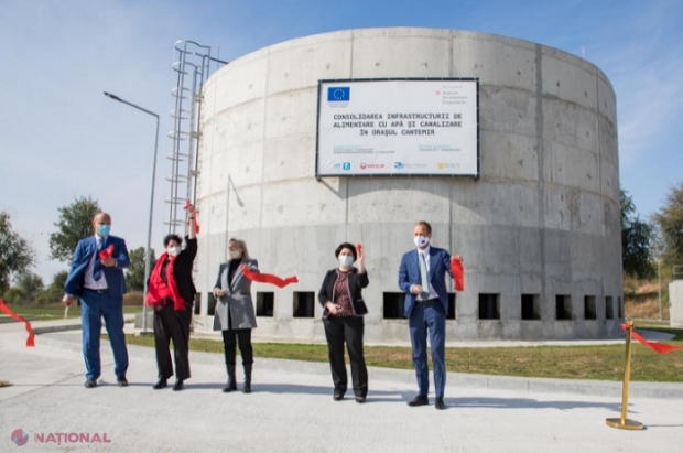 Orașul Cantemir are o stație nouă de EPURARE și un nou apeduct, obiective construite de UE