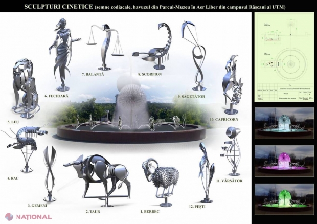 FOTO, VIDEO // Lucrare de licență INEDITĂ, realizată de o studentă într-un parc din Chișinău: Atracție pentru turiștii