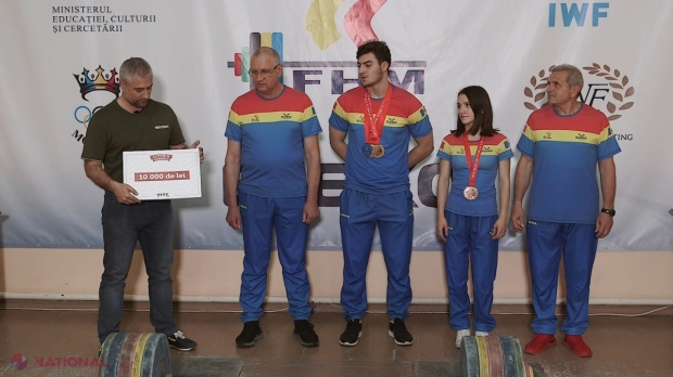 VIDEO // NGM Company a oferit PREMII sportivilor, care au obținut MEDALII de aur și bronz la Campionatul Mondial de haltere