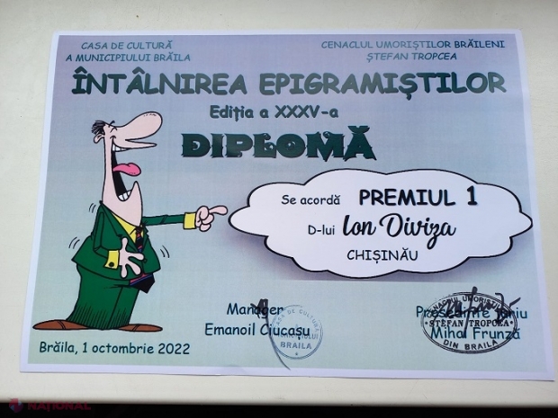 „Maimuța” sau „Deputat & comerciant”: Epigramele cu care Ion Diviza a luat PREMIUL I la un concurs din România