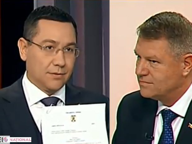 Cel mai DUR ATAC al premierului Ponta la adresa preşedintelui Iohannis: „Nu sunt IOBAGUL lui” 
