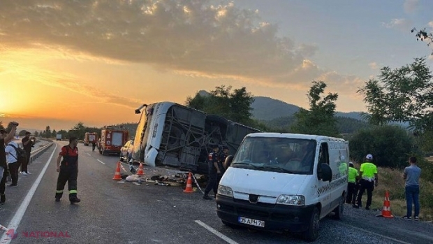Nuntă cu final tragic: Autocarul cu oaspeți s-a răsturnat, iar șase oameni au murit