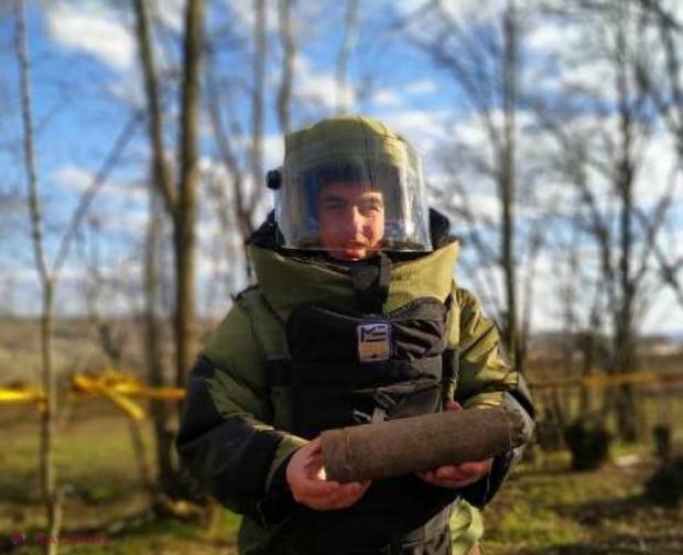 S-au apucat să construiască o benzinărie în orașul Ștefan Vodă și au dat de bombe, grenade și proiectile de artilerie