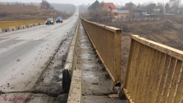 Gaburici a dat indicaţii să fie verificat „în regim de URGENŢĂ” podul avariat de la Budeşti