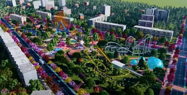 VIDEO, FOTO // La Bălți urmează să fie edificat „NordLand”. Marina Tauber: „Va fi cel mai mare și mai modern parc de distracții din întreaga regiune”. Cum va arăta parcul de distracții