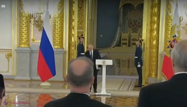 Putin, SFIDAT chiar la Kremlin. Mai mulţi ambasadori străini au refuzat să-l aplaude chiar şi după ce le-a vorbit în engleză: „All the best”