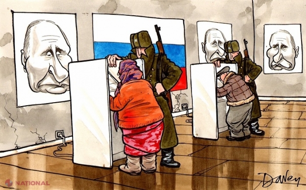 Transnistrenii, mai ceva ca rușii: 97% din cei care au ieșit duminică la urne au votat în favoarea lui Putin. Alegătorii din Transnistria, mai puțini cu zeci de mii comparativ cu scrutinul anterior 