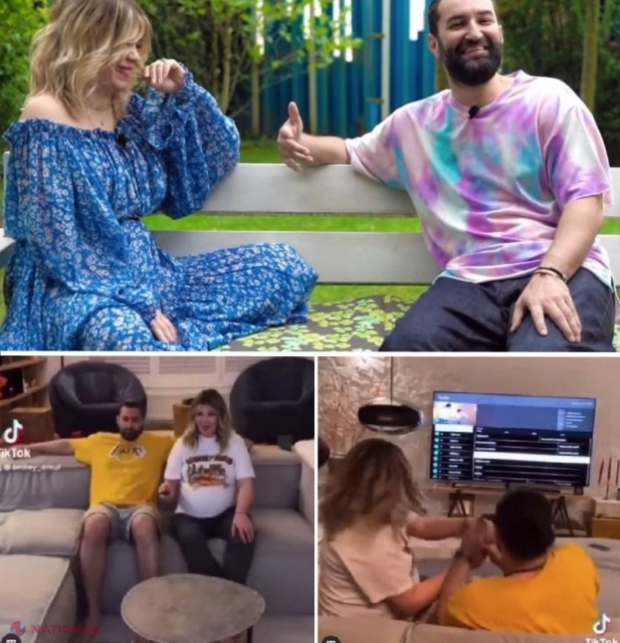 Râzi cu lacrimi! Cum s-au filmat Gina Pistol și Smiley în sufragerie, înainte să devină părinți