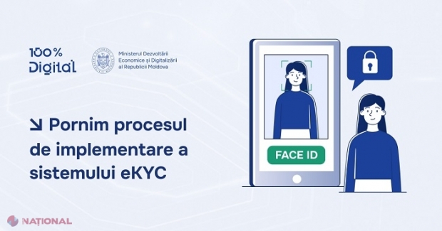 Serviciul eKYC, care va asigura interacțiunea ONLINE dintre cetățeni și agenții economici cu instituțiile publice, pilotat pe parcursul anului 2024