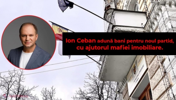 Primarul Ion Ceban, acuzat că a făcut PACT cu „mafia imobiliară” și că ar fi preocupat doar să adune BANI pentru noul său partid politic