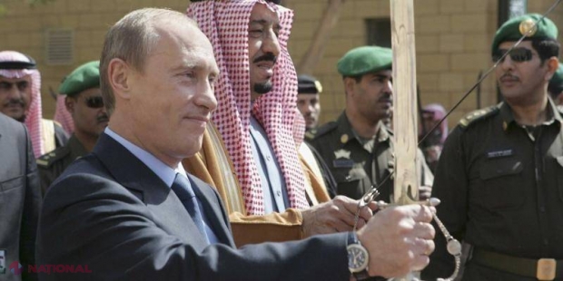 VIDEO // Moment penibil pentru Regele saudit în Rusia