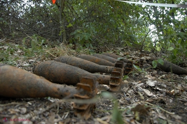 BOMBĂ de circa 500 de kg la Coșnița: Geniștii Armatei Naționale au ridicat obiectul și l-au dus la poligonul de la Bulboaca