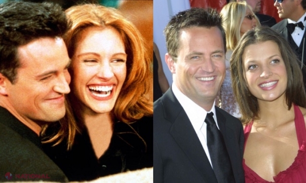 Matthew Perry a iubit femei frumoase și celebre, dar nu s-a căsătorit niciodată. De ce s-a despărțit de Julia Roberts