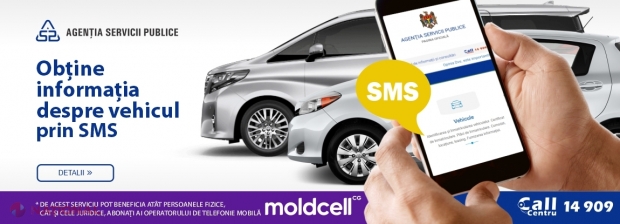 UTIL // Informaţia despre vehicul poate fi obținută prin SMS în R. Moldova: Care sunt condițiile