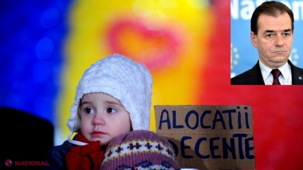 Guvernul României a AMÂNAT dublarea alocațiilor de stat pentru copii, de care beneficiază și basarabenii. Alocațiile se vor mări de la 1 august curent