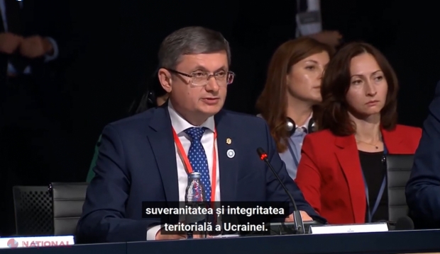 VIDEO // Spicherul Igor Grosu COMDAMNĂ agresiunea Federației Ruse împotriva Ucrainei. Discursul în limba ENGLEZĂ al spicherului Grosu, la primul Summit parlamentar „Platforma Internațională Crimeea”