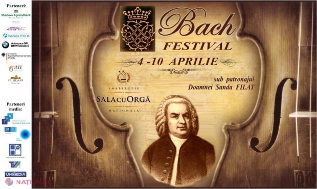 Iată programul integral al Festivalului Internaţional „J.S. Bach” care începe astăzi