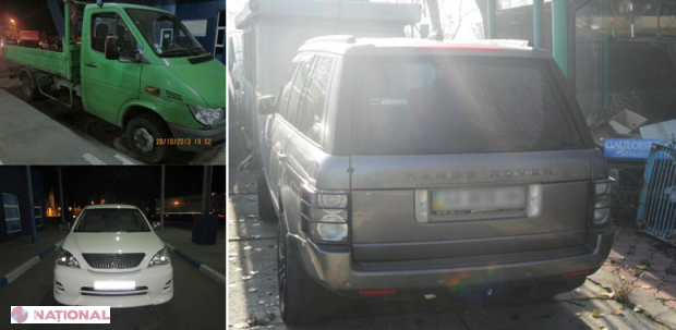 Trei mașini căutate de Interpol, descoperite la frontiera moldovenească