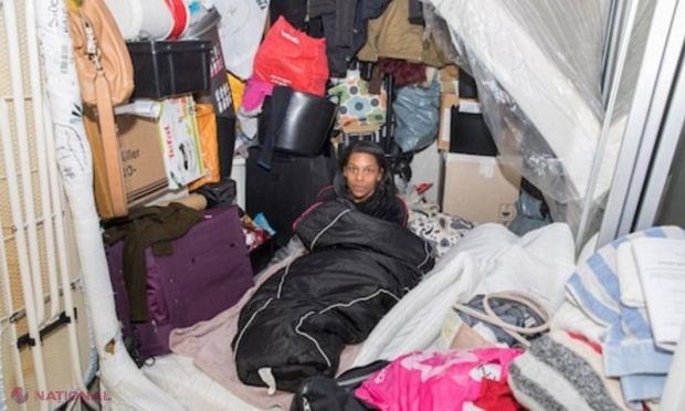 ORIBIL // Mama unui milionar trăiește într-un container