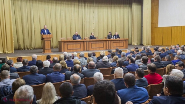 VIDEO // Igor Dodon, REALES în calitate de președinte al PSRM. Socialiștii țintesc 52-53 de MANDATE de deputat la eventuale alegeri anticipate 