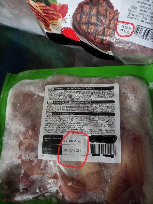 Circa 300 de kilograme de produse alimentare cu probleme, RETRASE din comerț, din meniul copiilor sau de pe masa bătrânilor din aziluri