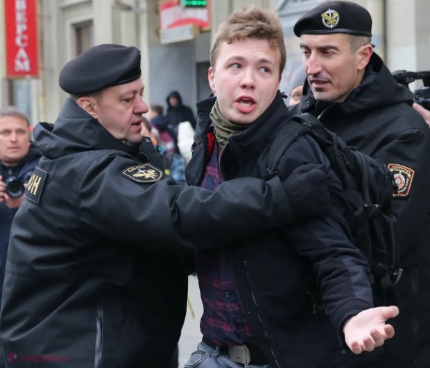 Belarusul Roman Protasevici a fost plasat în arest „la domiciliu” într-un apartament închiriat la Minsk