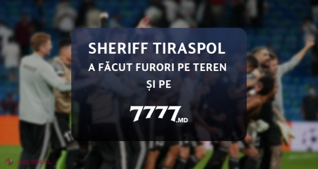 Pariorii moldoveni au profitat din plin de VICTORIA campioanei Sheriff Tiraspol cu Real Madrid. Câți bani au câștigat cei care au anticipat triumful tiraspolenilor