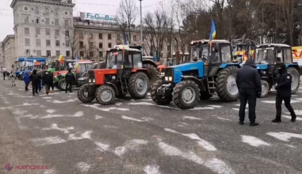 LIVE VIDEO // PMAN, neîncăpătoare pentru tehnica agricolă. Fermierii nu vor pleca din centrul capitalei până nu li se vor îndeplini REVENDICĂRILE
