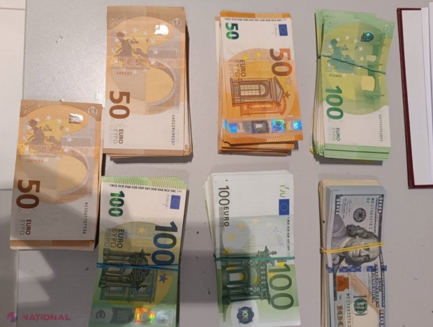 O ucraineancă a rămas fără 40 000 de euro și 10 000 de dolari, pe care a încercat să-i scoată fraudulos din R. Moldova
