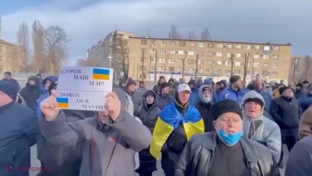 Sediul partidului „Rusia Unită” din Melitopol, ATACAT de partizani locali ucraineni: „Vizuina colaboraţioniştilor a fost aruncată în aer”