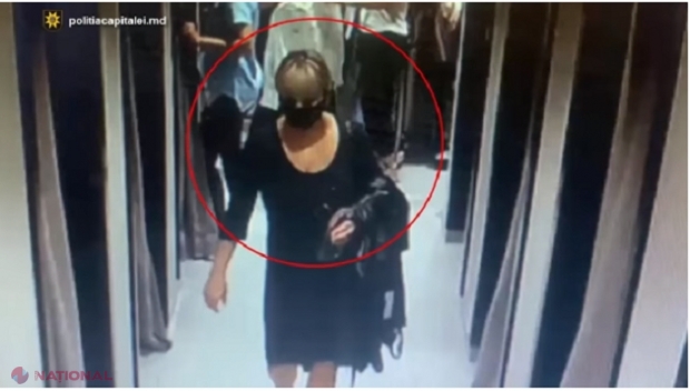 VIDEO // Recunoașteți femeia din imagini? Este căutată de Poliție: Iată ce-a făcut într-un magazin din Chișinău