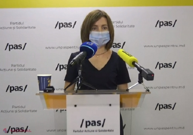 VIDEO // Maia Sandu: „Umilirea pensionarilor se întâmplă din cauza corupției și a contrabandei. Atât timp cât de la stat se fură miliarde, pensiile vor fi foarte mici”