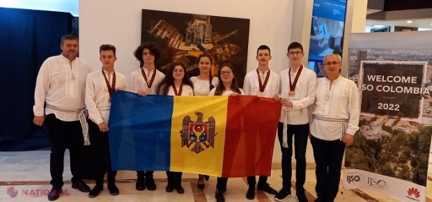 CINCI medalii pentru R. Moldova la Olimpiada Internațională de Științe pentru Juniori